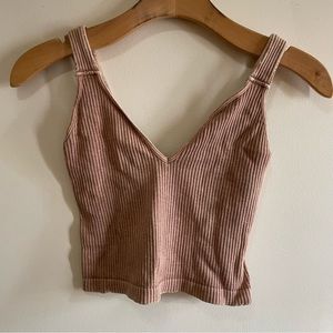 Free People Intimately Ribbed Tank | Lt Taupe | XS/S